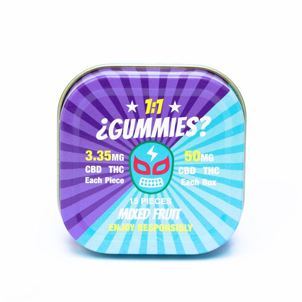 ¿GUMMIES? | MIXED FRUIT ¿GUMMIES? | 50MG THC & 50MG CBD